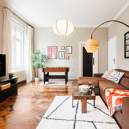 Fireplace Magic 108m2 With Balcony & Foosball *