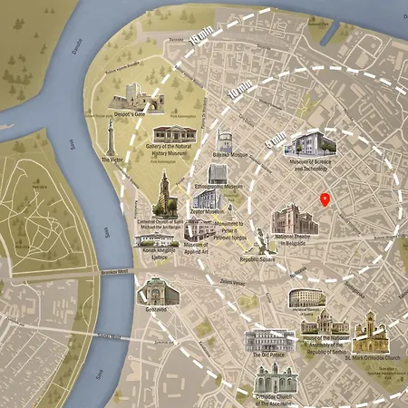 Appartamento Fireplace Magic 108m2 With Balcony & Foosball Belgrado